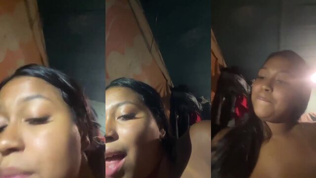 Hot live show with a big ass girl