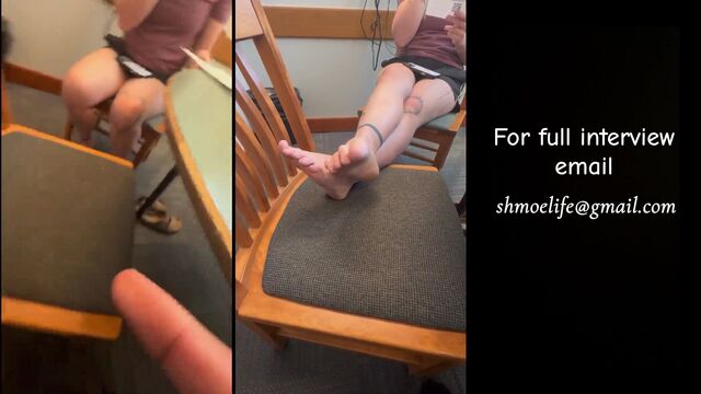 Sexy teen Bailee Humps shows off her hot soles in the kitchen