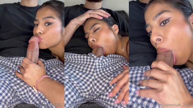 A tiny Latina slut Vanessa gets fucked and receives a cum facial