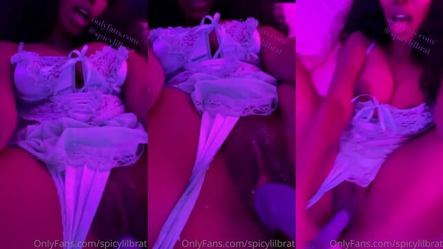 Thick ebony got BBC to make her creamy squirt