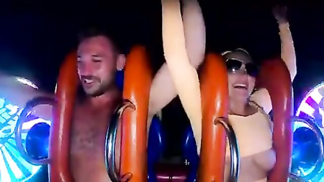 Accidental slip during slingshot action, oh my! Lacey Lorenzo's embarrassing moment