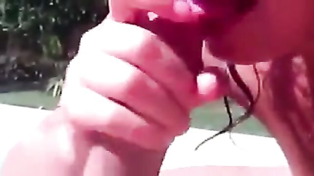 Hot French babe has a great time in this vintage homemade scene