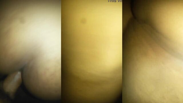 The fat cock of the Brazilian guy fucks his girlfriend in ass