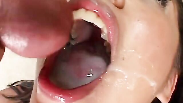 Jasmine Byrne lures guys with her hot body and takes their cum