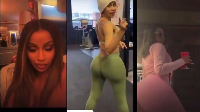 Cardi B’s AI JOI version twerks in the backyard