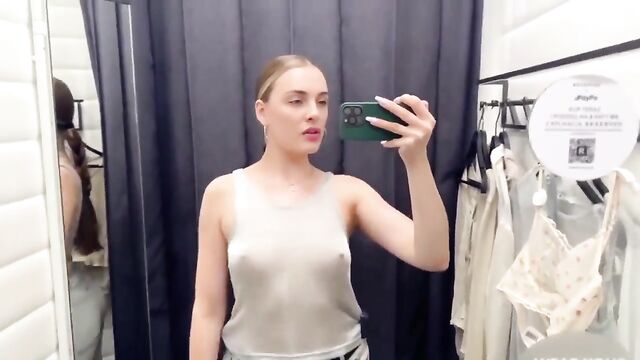 See-through dress try on haul with a sexy twist, not just for showing off