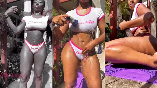 Ebony big ass beauty gets fucked by a huge black cock