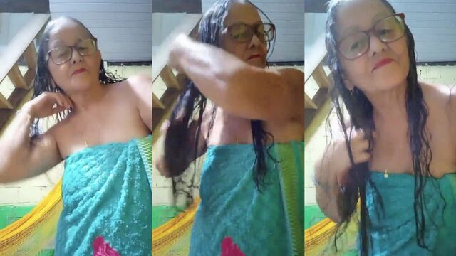 Old granny slut gets shameless and fucks like a pro