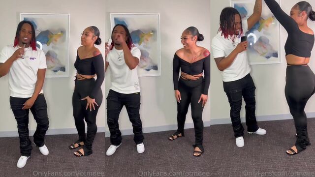 A thick black woman Georgia shakes her juicy peach