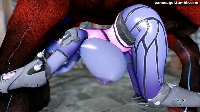Сисястая Вдова Часть 2 (Overwatch Widowmaker SFM Porn Hentai) (18+)
