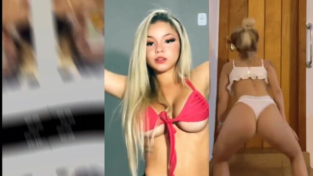 A hot Brazilian chick with a great ass enjoys some fun