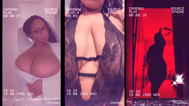 Hot ebony BBW gives you a little tease with her body