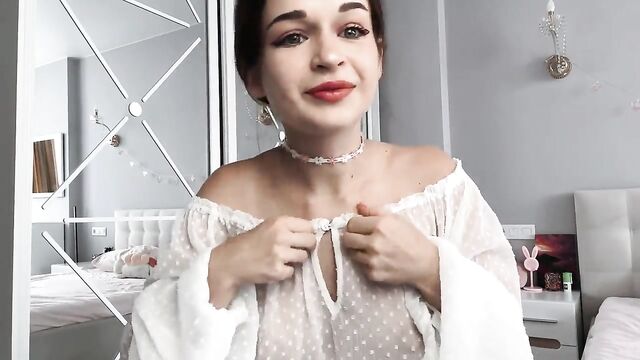 Petite Olya serves her master in the kinkiest way