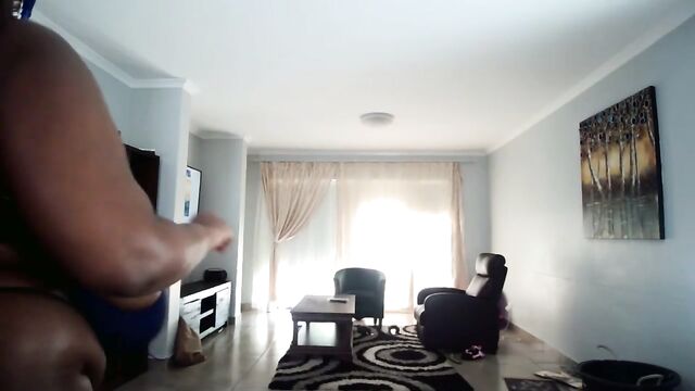 Big tits ebony girl fucked by a strong man with huge cock