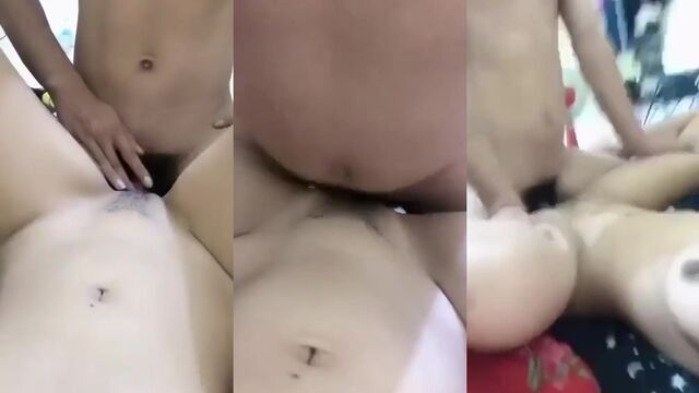 A guy fucked his girlfriend with big tits in a steamy encounter
