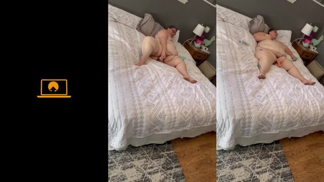 BBW MILF seduces two guys to fuck her hard