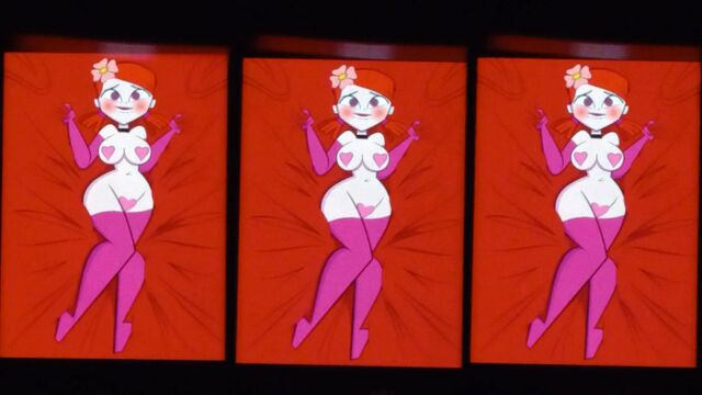 A cum tribute to Zoey as a pinup girl inspired by Total Drama Island