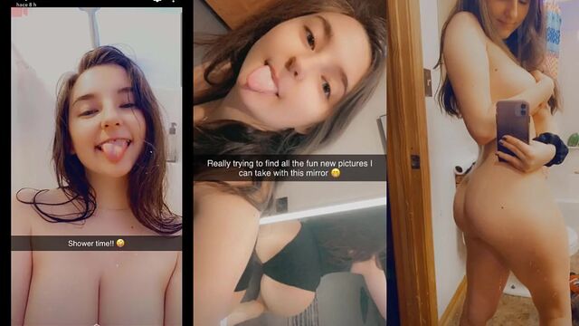 Aftynrose ASMR takes shower and removes her clothes to relax