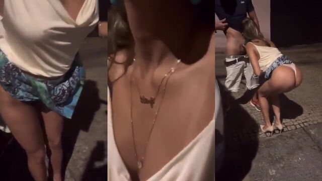 My GF is a naughty girl and she likes to share