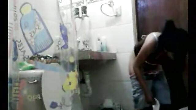 I spied on my stepsister and then fucked her hard