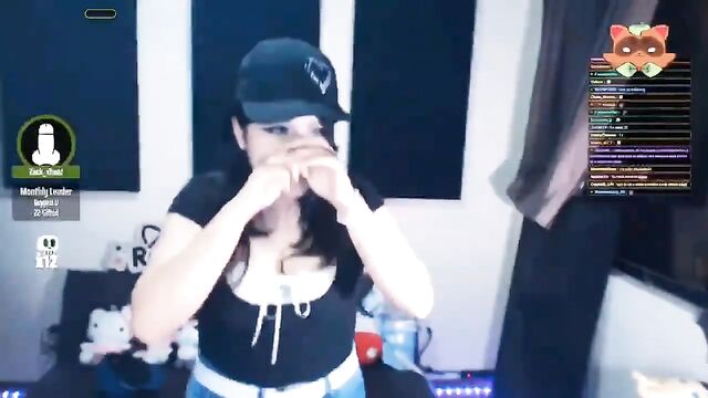 A VTuber gets fucked by her fans in a steamy session