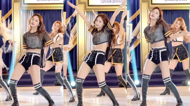 I worship the sexy thighs of Tzuyu, who makes me cum twice