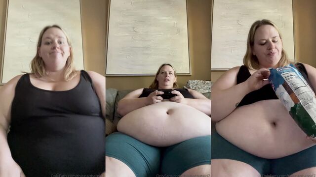 Fat belly feedee gets clapped after wobbly feet soles service
