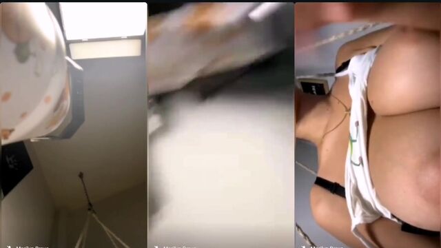 Busty streamer Tetona Vivo mamando en vivo
