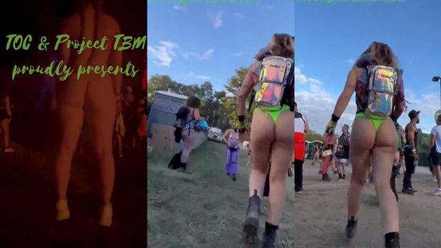 Hot teen Pawg in public exhibition with sexy ass