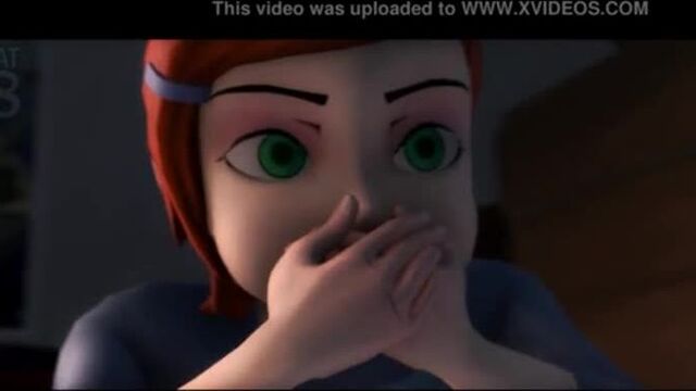 Gwen - Aliens (Episode 1) HENTAI - Увеличение члена