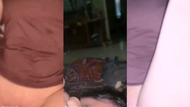 Indonesian babe gets cum on her face after intense sex