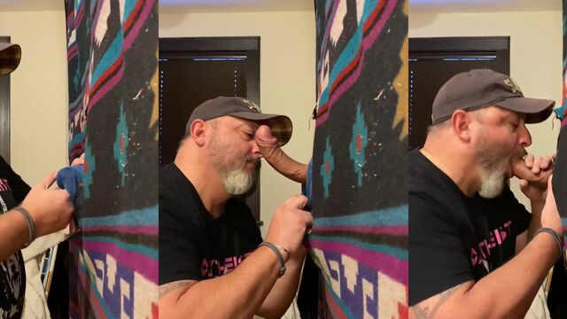 Hung and uncut bear gets fucked by his therapist