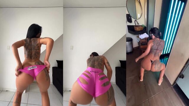 Digital influencer Rebeka shows her ass in Recife, Pernambuco
