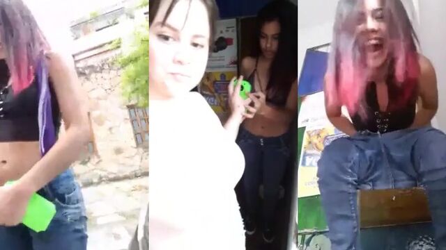 Candace is a fat Colombian slut who loves to expose herself
