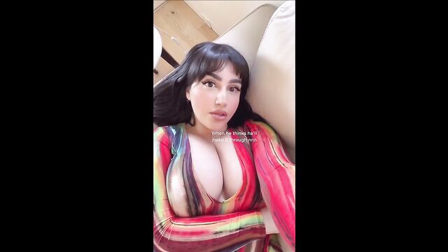 Busty Latina slut Crystal Lust gets her pussy railed on camera