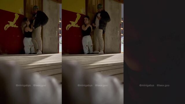 Midget Tiny Texie and Ana Graves in hot lesbian action
