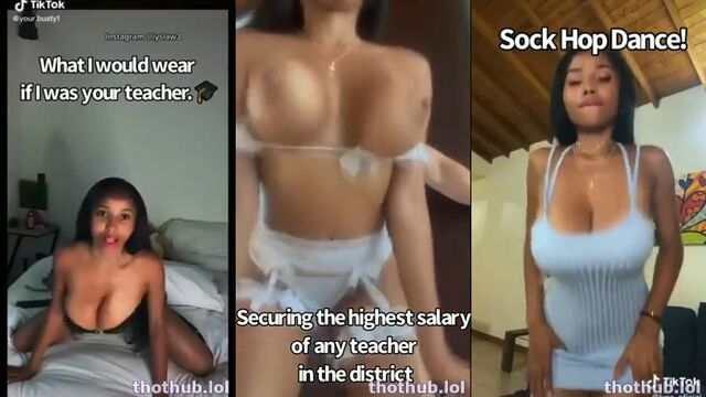 Ebony Colombian beauty Lys bouncing on a big dildo with her huge natural boobs