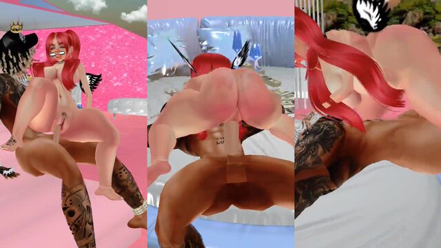 Rica IMVU slut gets her tight pussy filled with cock in a hot compilation