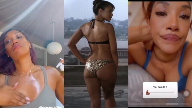 Candice Patton's pussy is a squirting orgasmic machine