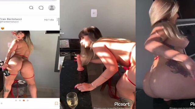 Blonde beauty Francielly Bertolucci gets fucked hard in this hot video