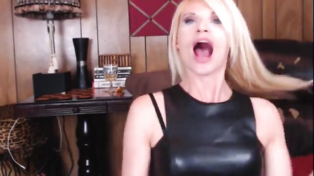 White slut gets humiliated and dominated in a nasty interracial scene