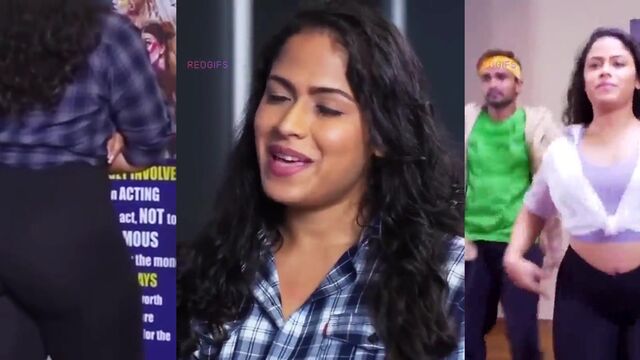 Thick Curvy Actress Sandani F3rnando's Big Booty Show