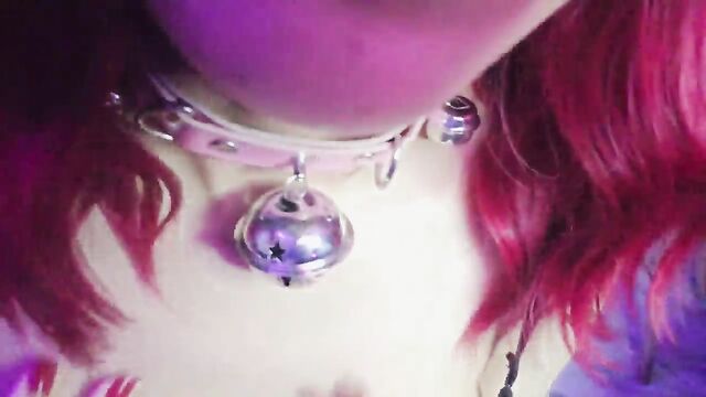ASMR slender girl is looking for a dominant to dominate her + lens licking