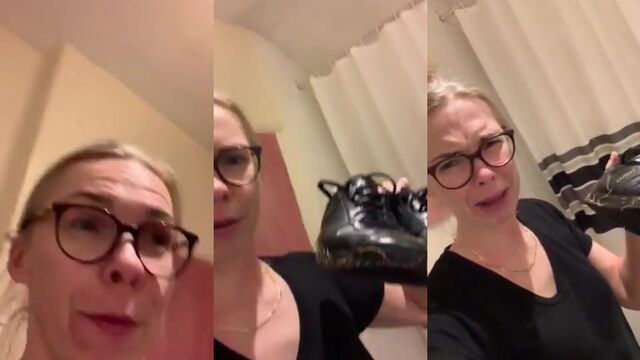This little dumb slut will lick anything on demand, showcasing true humiliation and begging