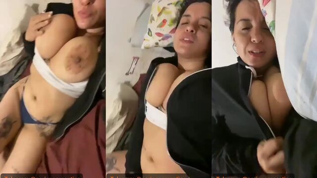 Naza and her big tits action