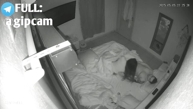 Voyeur couple gets caught on hidden camera during sex