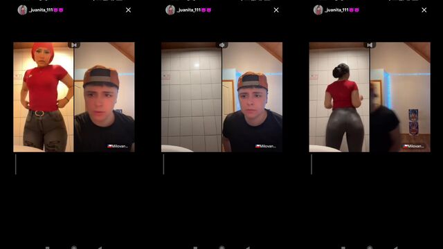A rich ass moves elegantly to the rhythm of twerk and tiktok