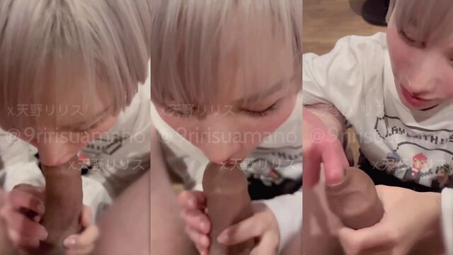 A gorgeous Asian beauty gets her holes used in a steamy threesome