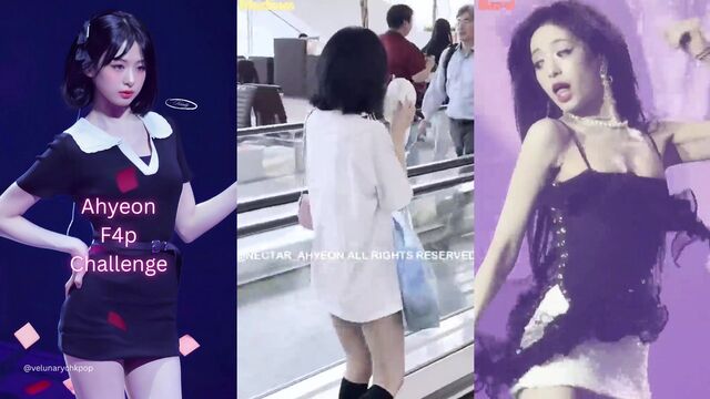 Babymonster Ahyeon Kpop Fap Challenge in the best quality