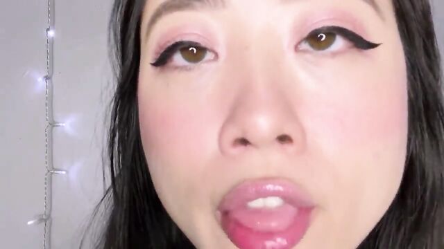 Asian slut wants you to cum on her face - ASMR JOI - Kimmy Kalani